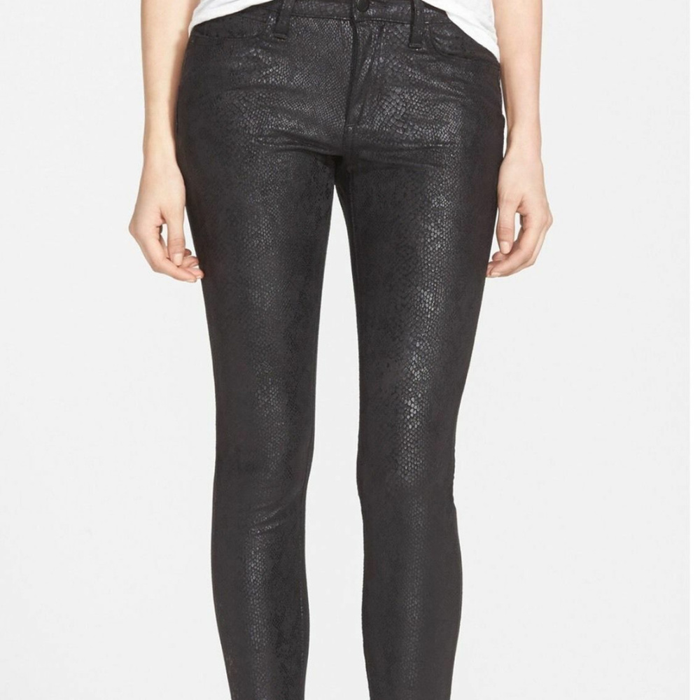 NWOT Joes Jeans Snakeskin embossed Metallic pant